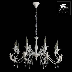 Подвесная люстра Arte Lamp Angelina A5349LM-8WH в Копейске - kopejsk.mebel24.online | фото 4