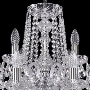 Подвесная люстра Bohemia Ivele Crystal 1402 1402/12+6/300/2d/Ni в Копейске - kopejsk.mebel24.online | фото 4