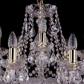 Подвесная люстра Bohemia Ivele Crystal 1413 1413/10+5/300/G/Leafs в Копейске - kopejsk.mebel24.online | фото 4