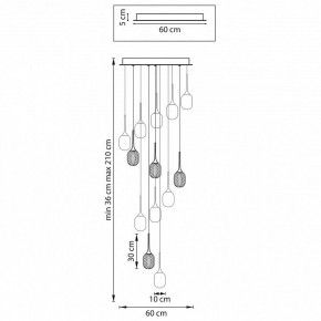 Подвесная люстра Lightstar Acrile 738131 в Копейске - kopejsk.mebel24.online | фото 7