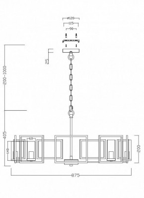 Подвесная люстра Maytoni Bowi H009PL-08G в Копейске - kopejsk.mebel24.online | фото 4