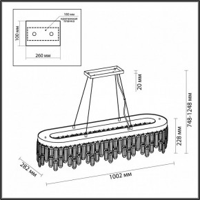 Подвесная люстра Odeon Light Dakisa 4986/12 в Копейске - kopejsk.mebel24.online | фото 6