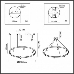 Подвесная люстра Odeon Light Fonda 4317/93L в Копейске - kopejsk.mebel24.online | фото 6