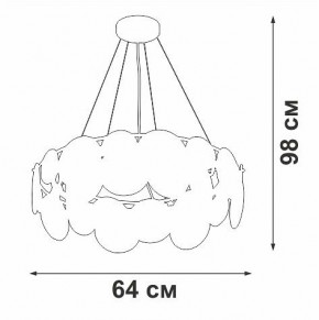 Подвесная люстра Vitaluce V5801 V5801-8/6S в Копейске - kopejsk.mebel24.online | фото 7