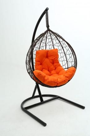 Подвесное кресло Бароло (коричневый/оранжевый) в Копейске - kopejsk.mebel24.online | фото