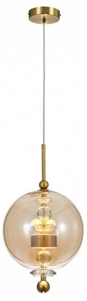 Подвесной светильник Indigo Illusione 11055/1P Amber в Копейске - kopejsk.mebel24.online | фото 4