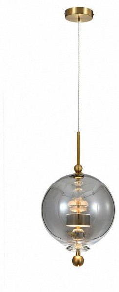 Подвесной светильник Indigo Illusione 11055/1P Smoke в Копейске - kopejsk.mebel24.online | фото 4
