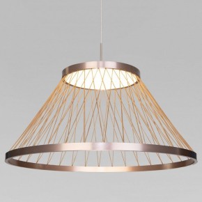 Подвесной светильник Eurosvet Cesta 40017/1 LED коричневый в Копейске - kopejsk.mebel24.online | фото