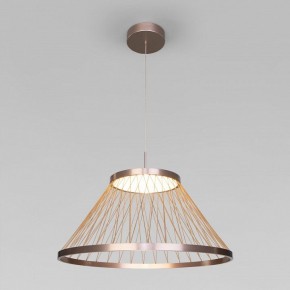 Подвесной светильник Eurosvet Cesta 40017/1 LED коричневый в Копейске - kopejsk.mebel24.online | фото 2