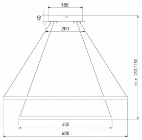 Подвесной светильник Eurosvet Collars 90264/2 черный в Копейске - kopejsk.mebel24.online | фото 5