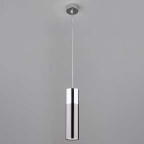 Подвесной светильник Eurosvet Double Topper 50135/1 LED хром/черный жемчуг в Копейске - kopejsk.mebel24.online | фото 3