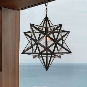 Подвесной светильник Imperiumloft Black Star Clear Glass 101314-26 в Копейске - kopejsk.mebel24.online | фото