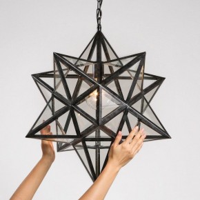 Подвесной светильник Imperiumloft Black Star Clear Glass 101314-26 в Копейске - kopejsk.mebel24.online | фото 2