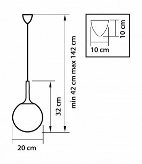 Подвесной светильник Lightstar Globo 813021 в Копейске - kopejsk.mebel24.online | фото 3