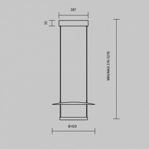Подвесной светильник Maytoni Ambience MOD280PL-L23B3K1 в Копейске - kopejsk.mebel24.online | фото 4