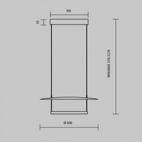Подвесной светильник Maytoni Ambience MOD280PL-L30B3K1 в Копейске - kopejsk.mebel24.online | фото 4