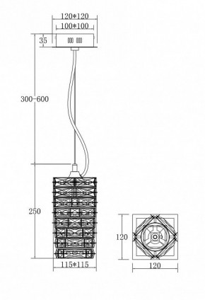 Подвесной светильник Maytoni Coil MOD124PL-L3CH3K в Копейске - kopejsk.mebel24.online | фото