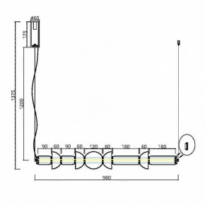 Подвесной светильник Maytoni Cosmo MOD210PL-L39BS3K в Копейске - kopejsk.mebel24.online | фото 7