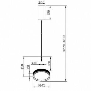 Подвесной светильник Maytoni El MOD041PL-L15G3K в Копейске - kopejsk.mebel24.online | фото 4