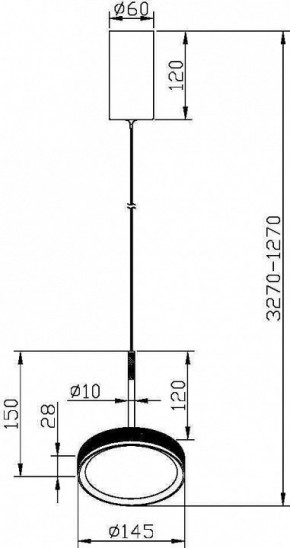 Подвесной светильник Maytoni Halo MOD041PL-L15TR3K в Копейске - kopejsk.mebel24.online | фото 5