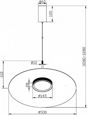 Подвесной светильник Maytoni Halo MOD041PL-L15W3K1 в Копейске - kopejsk.mebel24.online | фото 4