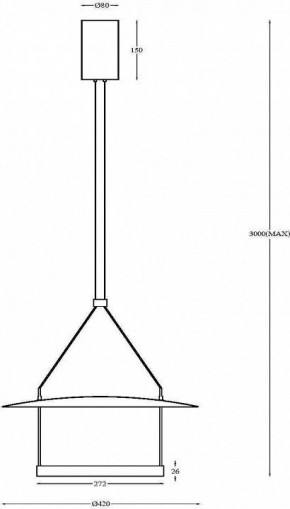 Подвесной светильник Maytoni Halo MOD280PL-L23B3K в Копейске - kopejsk.mebel24.online | фото 4