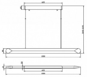Подвесной светильник Maytoni Motion MOD276PL-L40B3K в Копейске - kopejsk.mebel24.online | фото 3