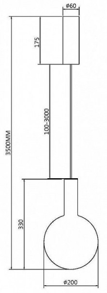 Подвесной светильник Maytoni Nebula MOD182PL-L4W3K в Копейске - kopejsk.mebel24.online | фото 4