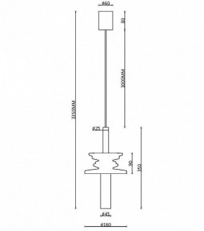 Подвесной светильник Maytoni Sound Wave MOD255PL-01B4 в Копейске - kopejsk.mebel24.online | фото 4