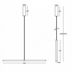 Подвесной светильник Maytoni Supersymmetry P096PL-L11WK в Копейске - kopejsk.mebel24.online | фото 8