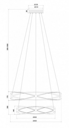 Подвесной светильник Maytoni Weave MOD062PL-L103CH3K в Копейске - kopejsk.mebel24.online | фото 9