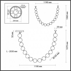 Подвесной светильник Odeon Light Jemstone 5085/64L в Копейске - kopejsk.mebel24.online | фото 7