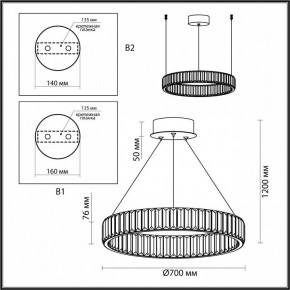 Подвесной светильник Odeon Light Vekia 4930/45L в Копейске - kopejsk.mebel24.online | фото 8