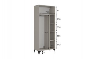 РИЧ Шкаф двухдверный в Копейске - kopejsk.mebel24.online | фото 3