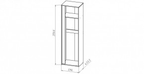 ЛИНДА-2 Шкаф 1-о дверный для одежды (ЛНД.02) в Копейске - kopejsk.mebel24.online | фото 2