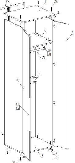 Шкаф 2-ств. для одежды "Лео" в Копейске - kopejsk.mebel24.online | фото 2