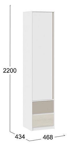 Шкаф для белья Сканди в Копейске - kopejsk.mebel24.online | фото 4