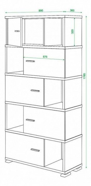 Шкаф комбинированный Домино СБ-30/5 в Копейске - kopejsk.mebel24.online | фото 3