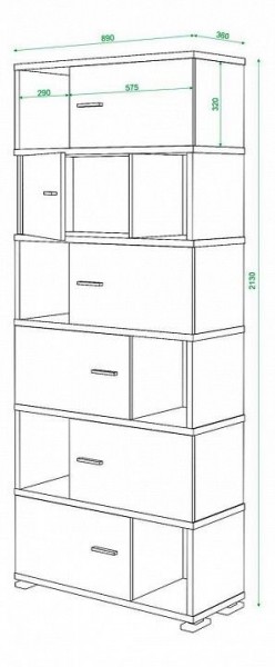 Шкаф комбинированный Домино СБ-30/6 в Копейске - kopejsk.mebel24.online | фото 3