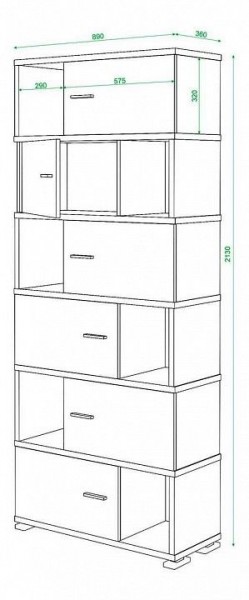 Шкаф комбинированный Домино СБ-30/6 в Копейске - kopejsk.mebel24.online | фото 2