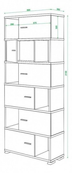 Шкаф комбинированный Домино СБ-30/6 в Копейске - kopejsk.mebel24.online | фото 3