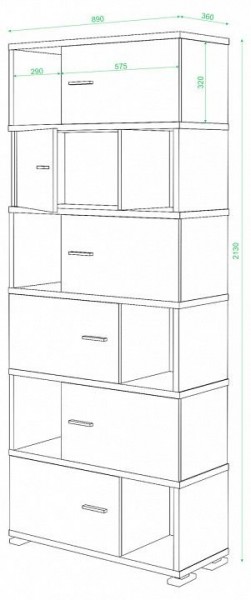 Шкаф комбинированный Домино СБ-30/6 в Копейске - kopejsk.mebel24.online | фото 3