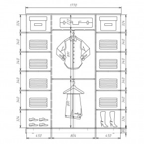 Шкаф-купе ХИТ 22-4-20/2-656 (420) в Копейске - kopejsk.mebel24.online | фото 2