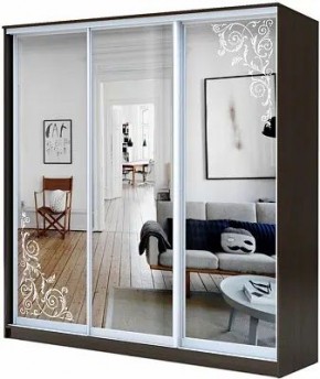 Шкаф-купе ХИТ 23-20-656 ОРНАМЕНТ в Копейске - kopejsk.mebel24.online | фото