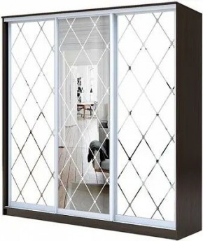 Шкаф-купе ХИТ 23-4-20-666 РОМБ БОЛЬШОЙ МАТОВЫЙ в Копейске - kopejsk.mebel24.online | фото