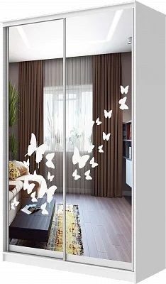 Шкаф-купе ХИТ 24-14-66 БАБОЧКИ в Копейске - kopejsk.mebel24.online | фото