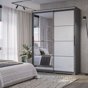 Шкаф-купе Крафт-6 1.6 м ШКК-06 (графит) в Копейске - kopejsk.mebel24.online | фото