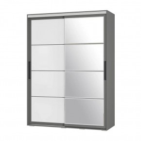 Шкаф-купе Крафт-6 1.6 м ШКК-06 (графит) в Копейске - kopejsk.mebel24.online | фото 3