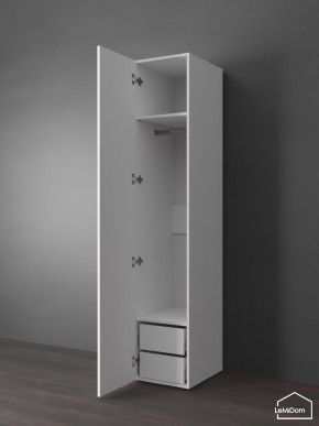 Шкаф Linnea MHR-1PO-3 2050х400х510 (Белый-М 11.1.1) в Копейске - kopejsk.mebel24.online | фото 4