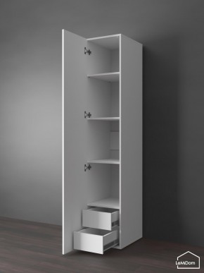 Шкаф Linnea MHR-1PO-4 2050х400х510 (Белый-М 11.1.2) в Копейске - kopejsk.mebel24.online | фото 4